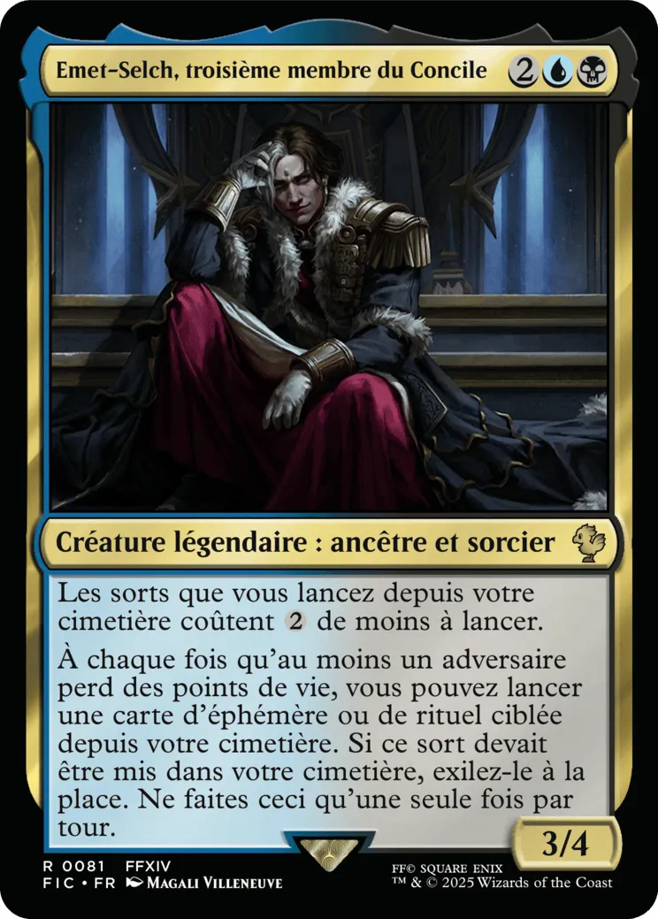 Emet-Selch, troisième membre du Concile — Final Fantasy Commander — Magic: The Gathering