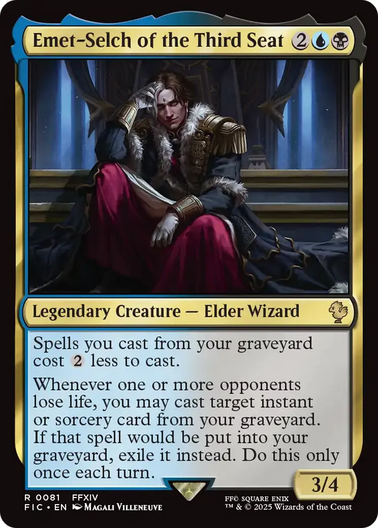 Emet-Selch, troisième membre du Concile — Final Fantasy Commander — Magic: The Gathering