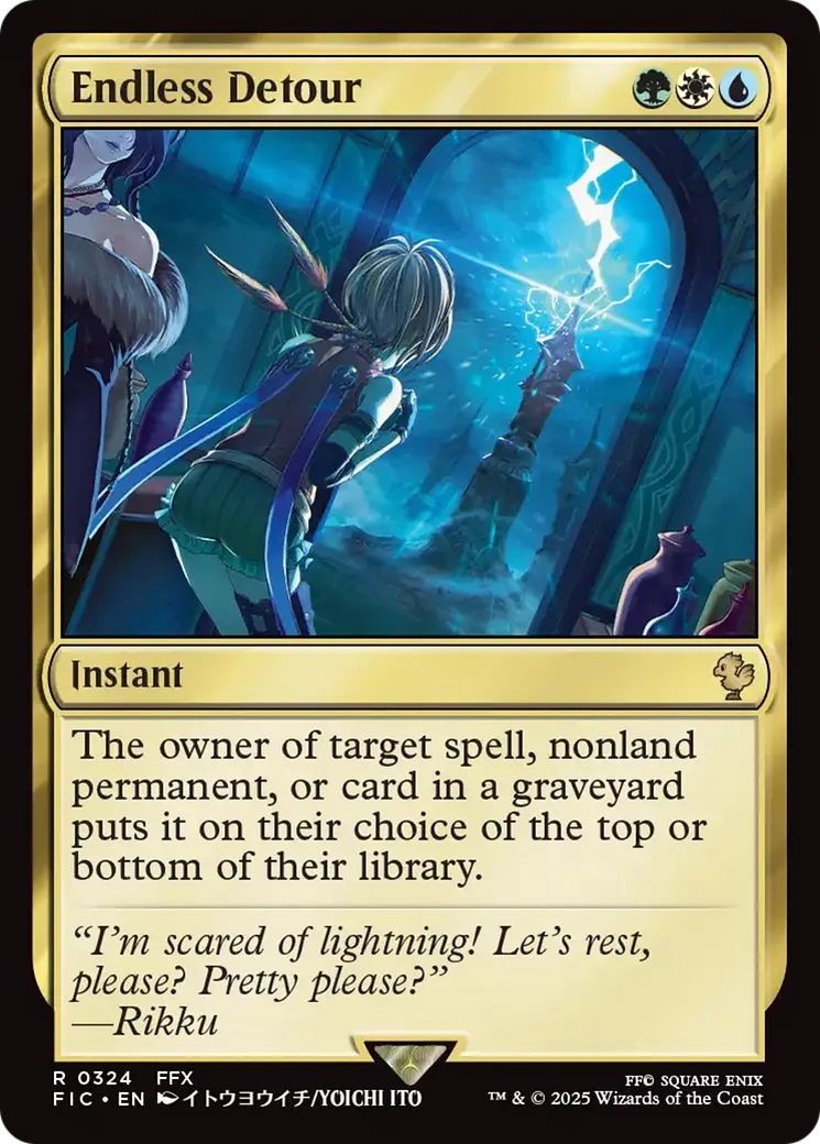 Déviation sans fin — Final Fantasy Commander — Magic: The Gathering