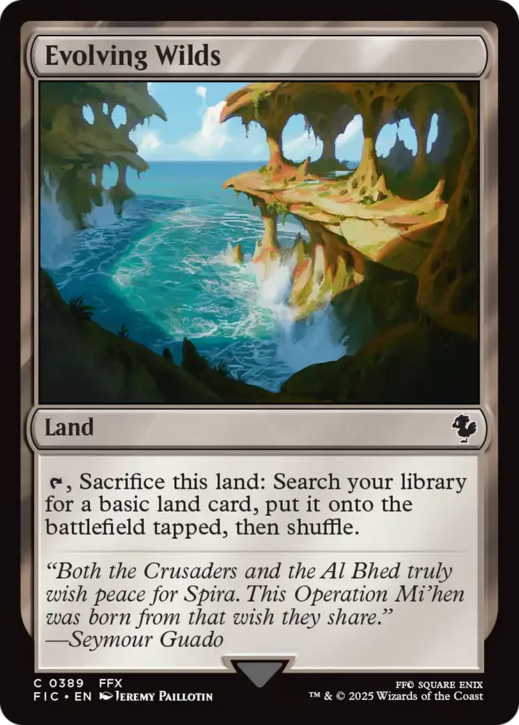 Étendues sauvages en évolution — Final Fantasy Commander — Magic: The Gathering