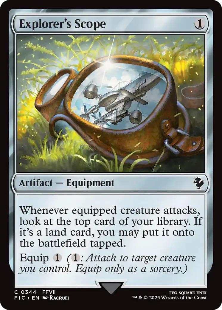 Longue-vue de l'explorateur — Final Fantasy Commander — Magic: The Gathering