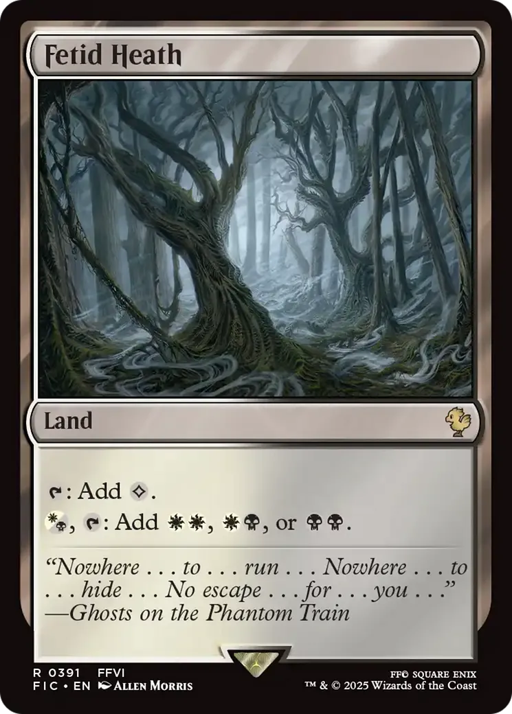Lande fétide — Final Fantasy Commander — Magic: The Gathering