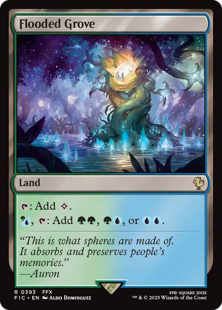 Bosquet inondé — Final Fantasy Commander — Magic: The Gathering