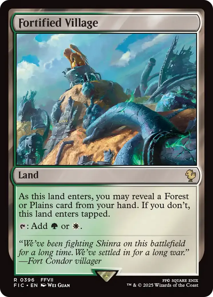 Village fortifié — Final Fantasy Commander — Magic: The Gathering