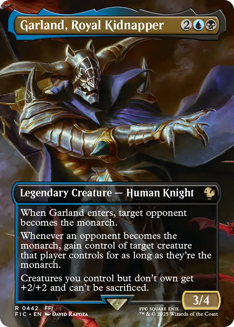 Garland, Royal Kidnapper — Final Fantasy Commander — Magic: The Gathering