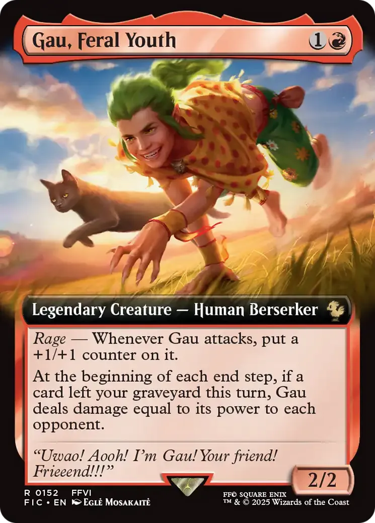 Gau, Feral Youth — Final Fantasy Commander — Magic: The Gathering