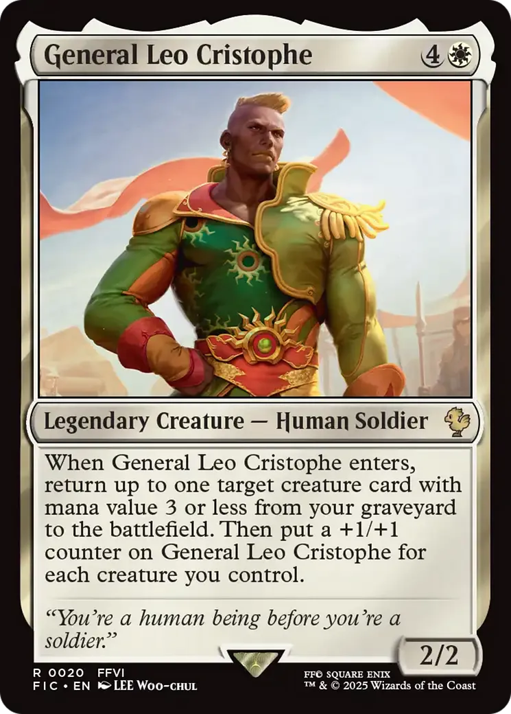 General Leo Cristophe — Final Fantasy Commander — Magic: The Gathering