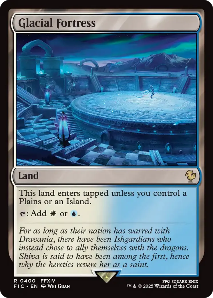 Forteresse glaciaire — Final Fantasy Commander — Magic: The Gathering