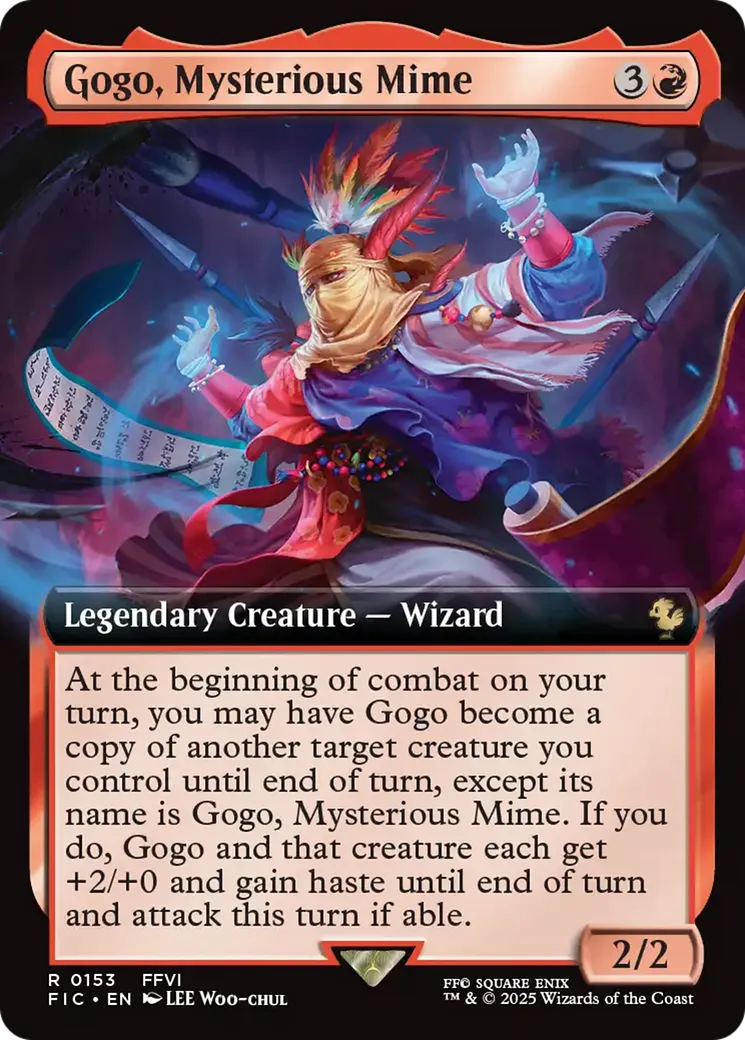 Gogo, mystérieux mime — Final Fantasy Commander — Magic: The Gathering