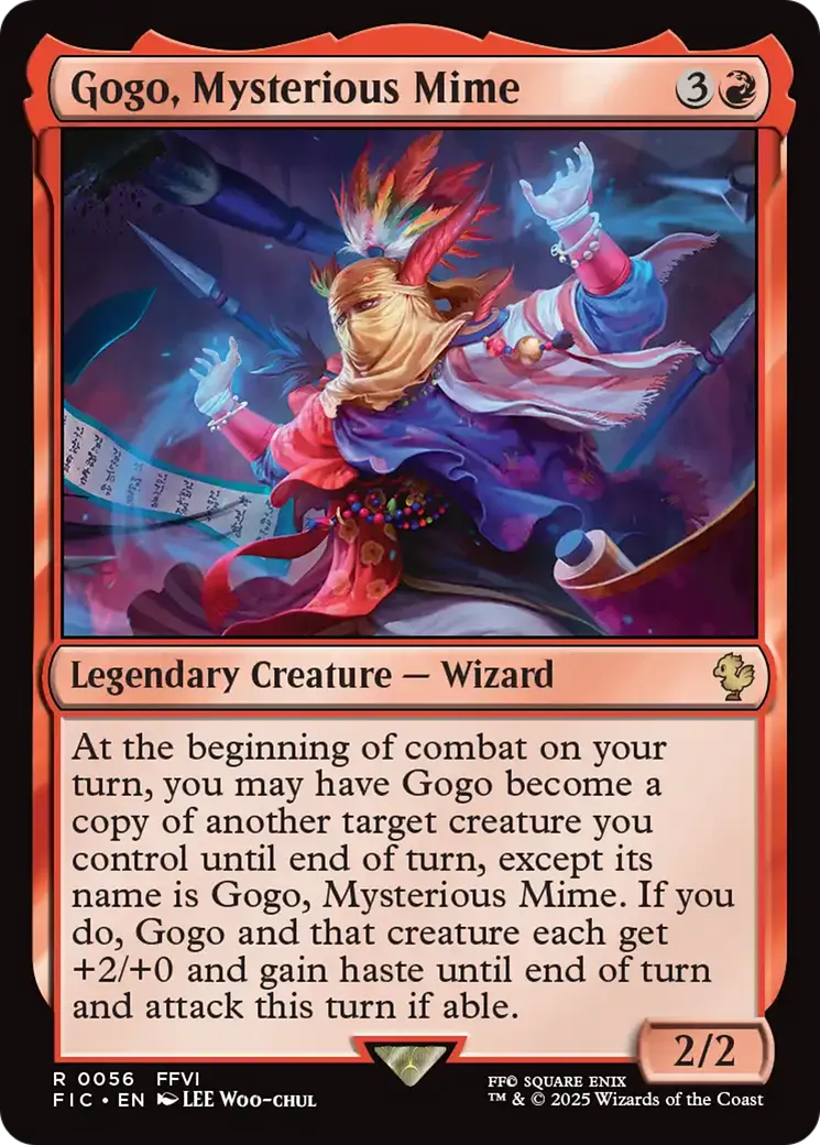 Gogo, mystérieux mime — Final Fantasy Commander — Magic: The Gathering