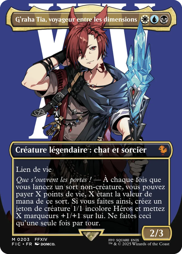 G'raha Tia, voyageur entre les dimensions from Final Fantasy Commander - Magic: The Gathering