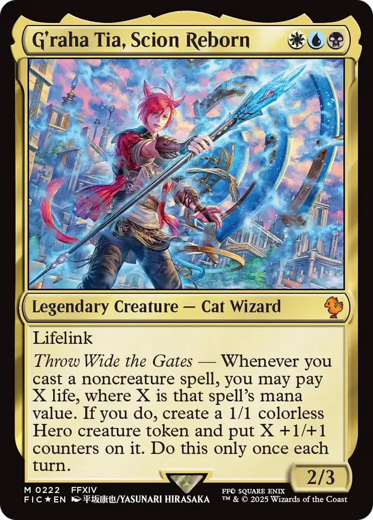 G'raha Tia, voyageur entre les dimensions — Final Fantasy Commander — Magic: The Gathering