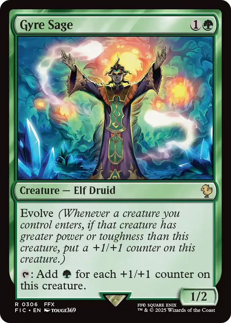 Gyre Sage — Final Fantasy Commander — Magic: The Gathering