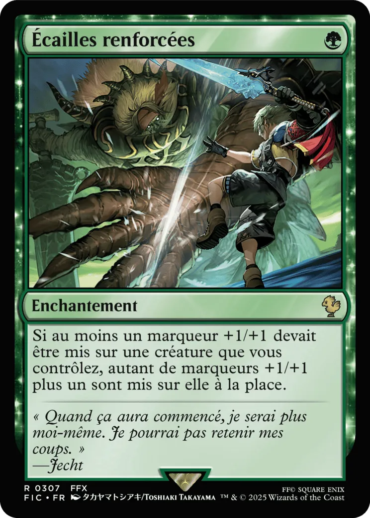Écailles renforcées — Final Fantasy Commander — Magic: The Gathering