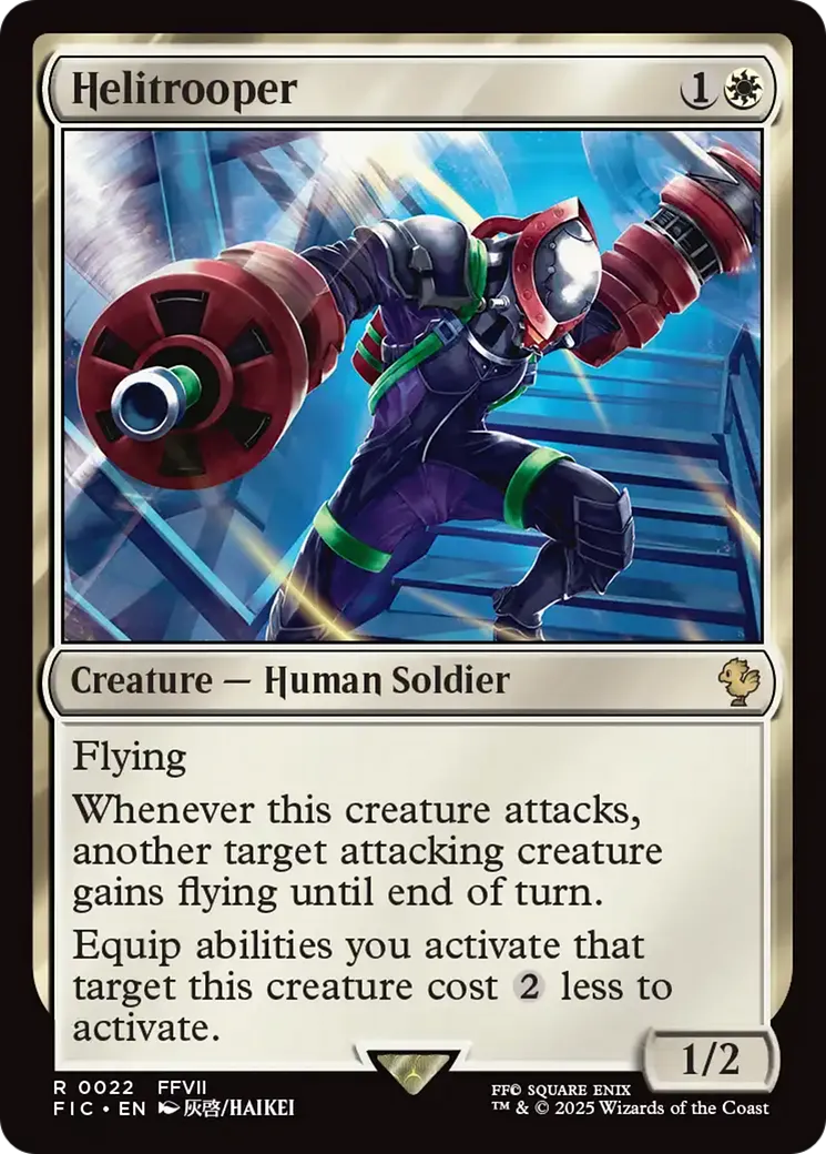 Helitrooper — Final Fantasy Commander — Magic: The Gathering