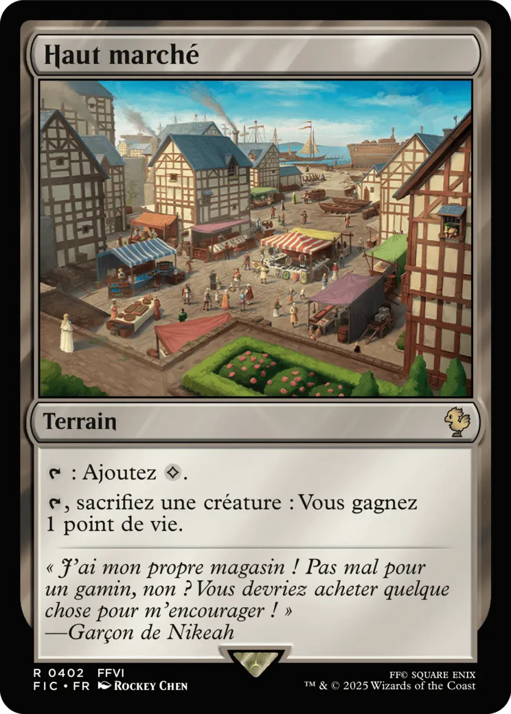 Haut marché — Final Fantasy Commander — Magic: The Gathering