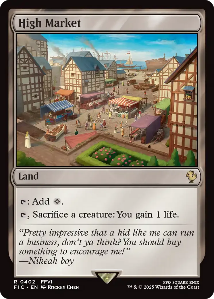High Market — Final Fantasy Commander — Magic: The Gathering
