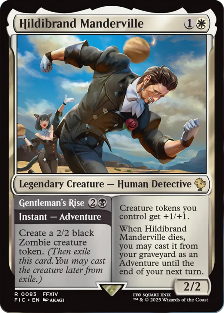 Hildibrand Manderville // Ascension du gentilhome — Final Fantasy Commander — Magic: The Gathering