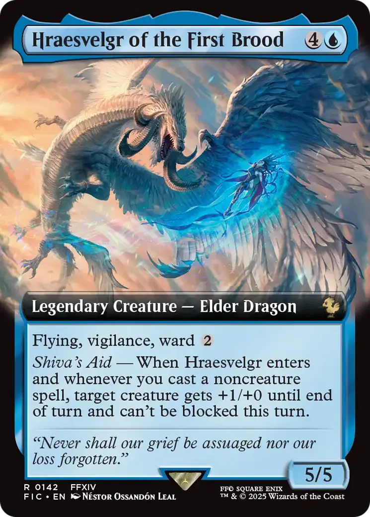 Hraesvelgr of the First Brood — Final Fantasy Commander — Magic: The Gathering
