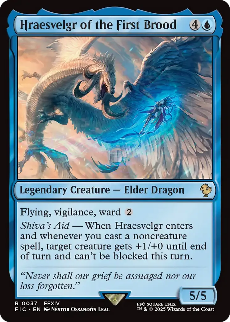Hraesvelgr de la Première couvée — Final Fantasy Commander — Magic: The Gathering