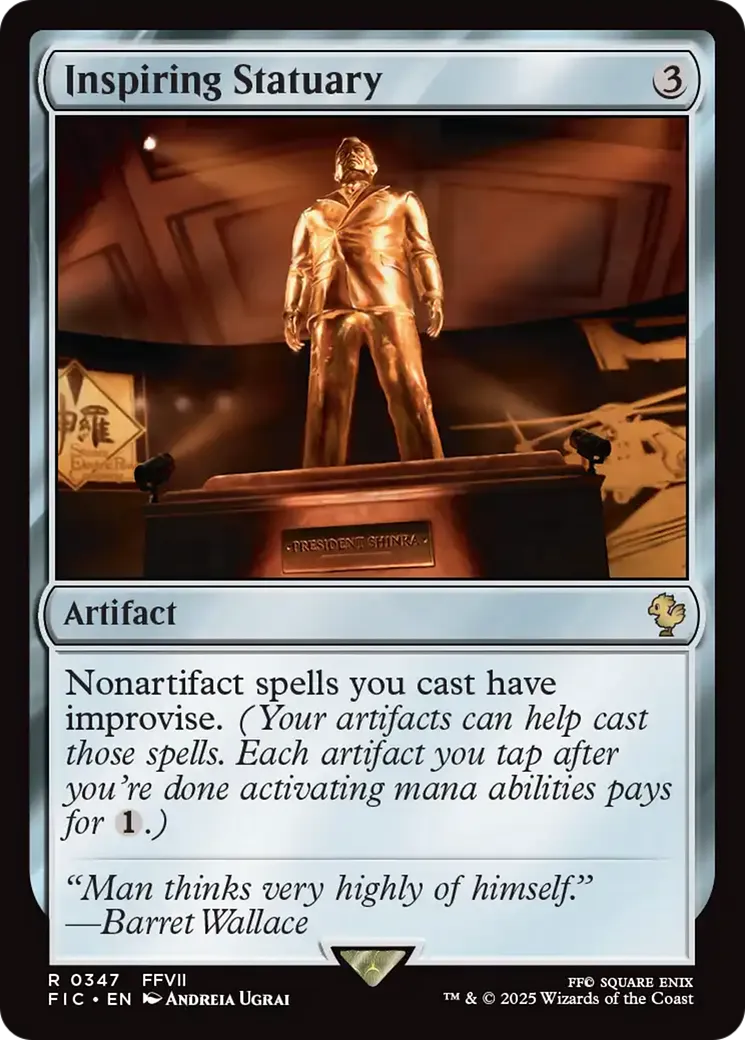 Statuaire inspiratrice — Final Fantasy Commander — Magic: The Gathering