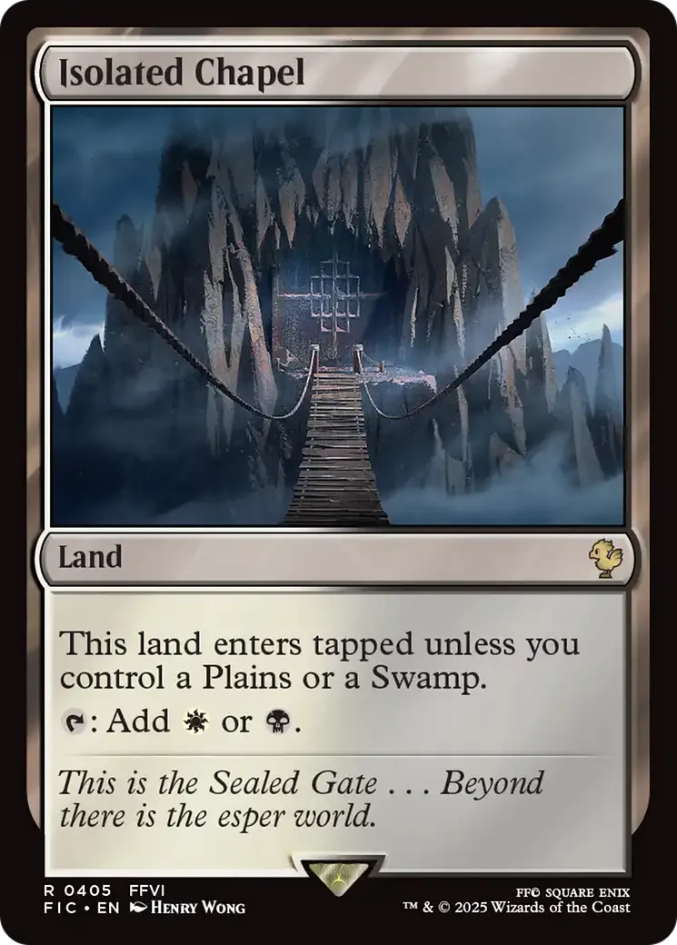 Isolated Chapel — Final Fantasy Commander — Magic: The Gathering