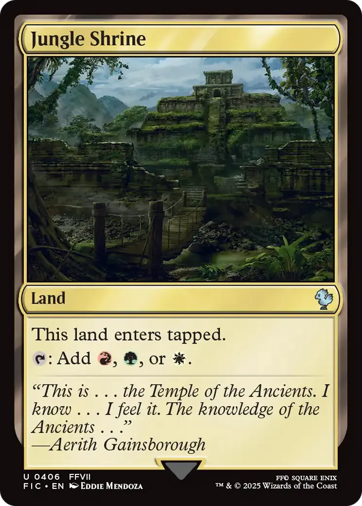 Jungle Shrine — Final Fantasy Commander — Magic: The Gathering