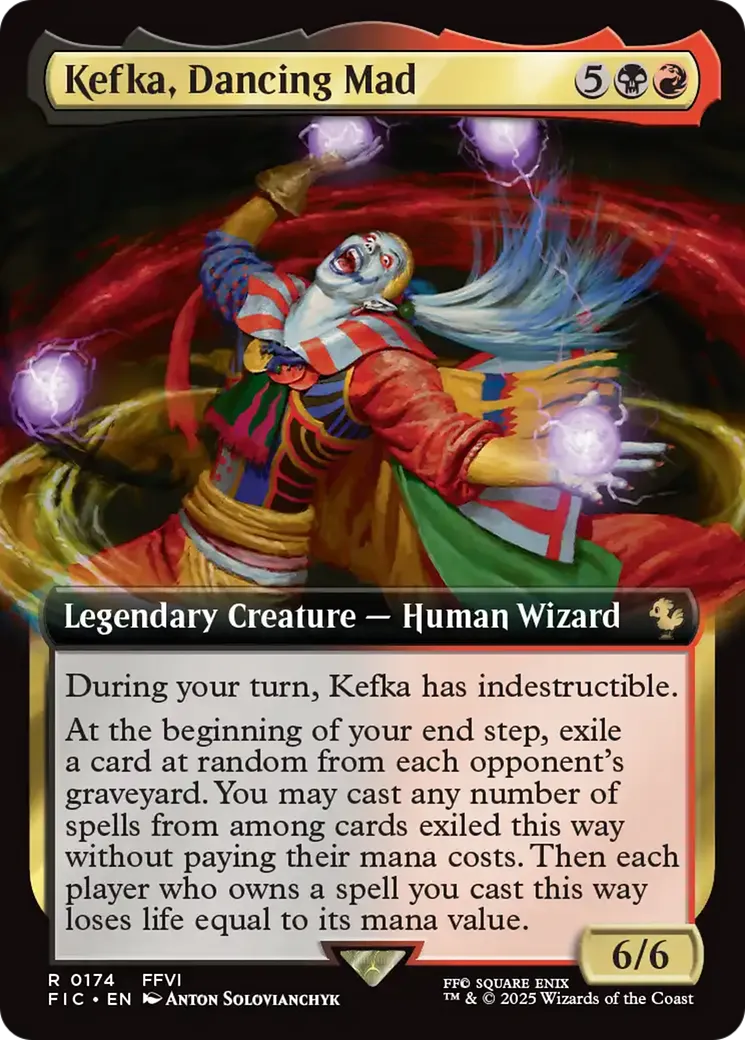Kefka, chantre du chaos — Final Fantasy Commander — Magic: The Gathering