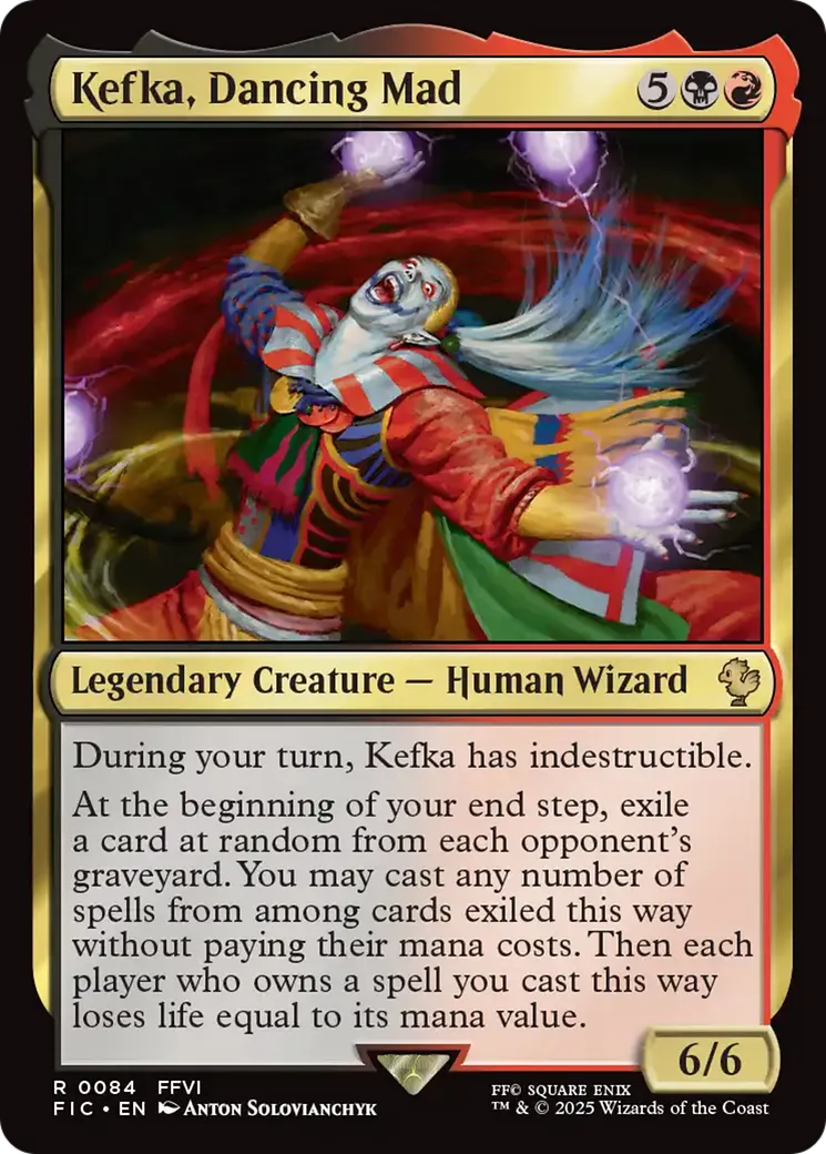 Kefka, Dancing Mad — Final Fantasy Commander — Magic: The Gathering