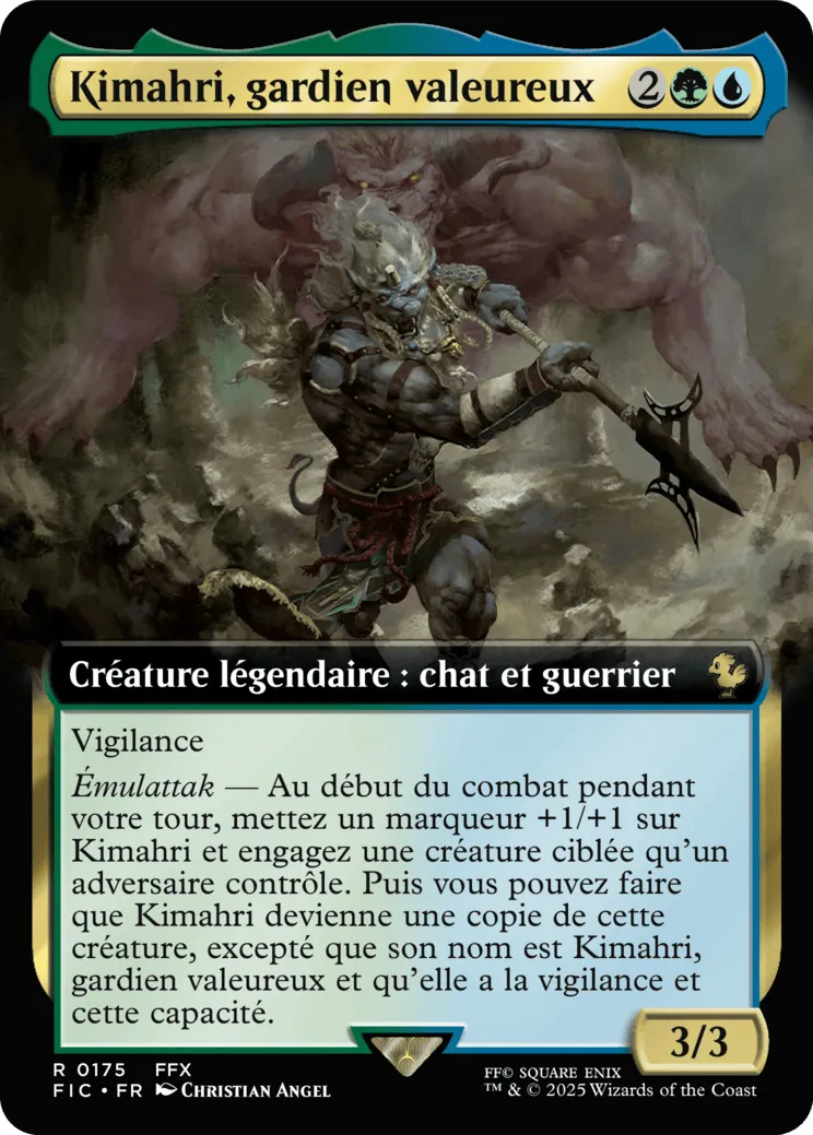 Kimahri, gardien valeureux — Final Fantasy Commander — Magic: The Gathering