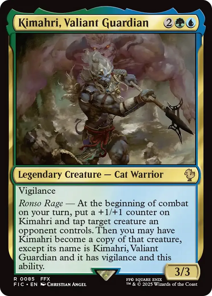 Kimahri, Valiant Guardian — Final Fantasy Commander — Magic: The Gathering