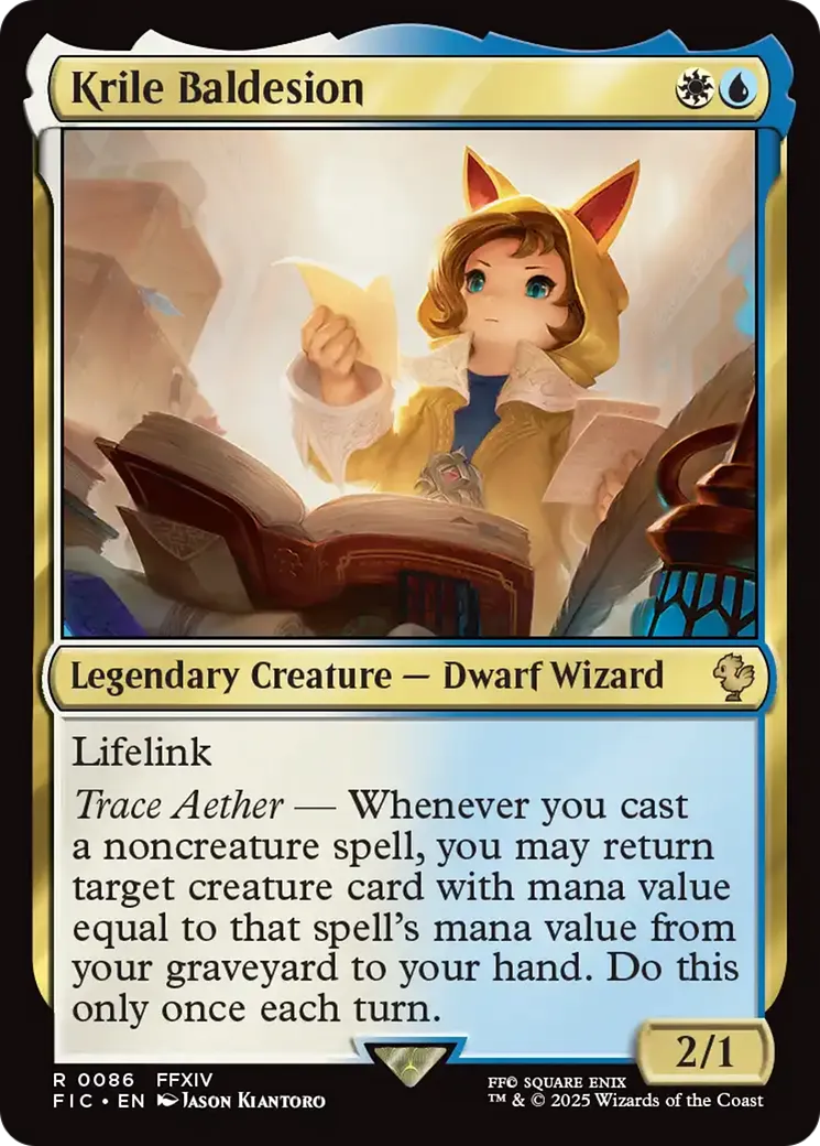 Krile Baldesion — Final Fantasy Commander — Magic: The Gathering