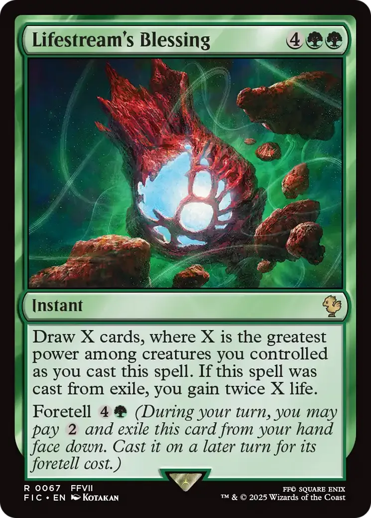 Lifestream's Blessing — Final Fantasy Commander — Magic: The Gathering
