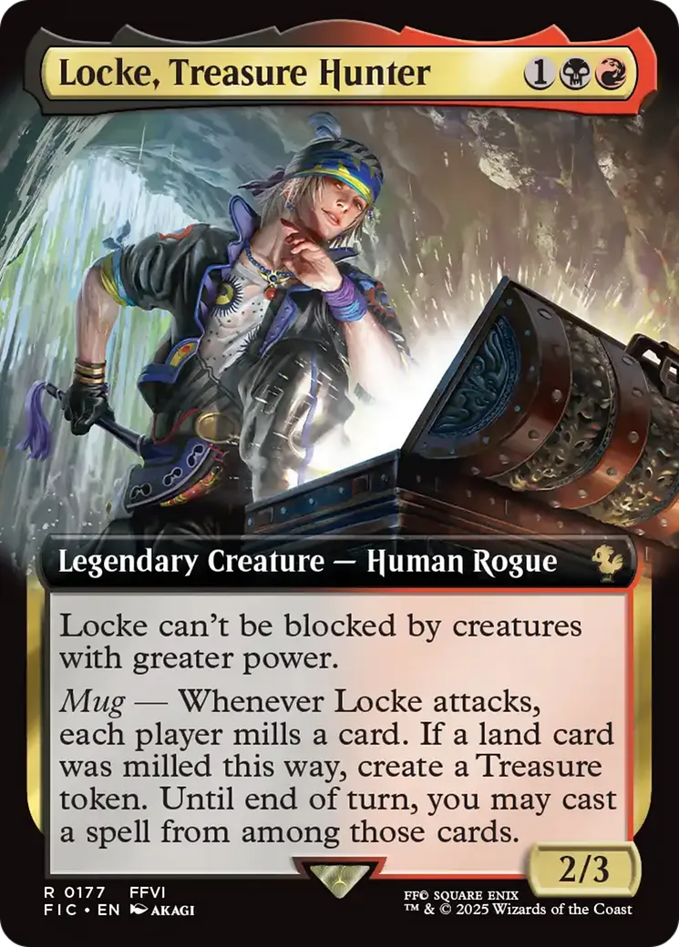Locke, chasseur de trésor — Final Fantasy Commander — Magic: The Gathering
