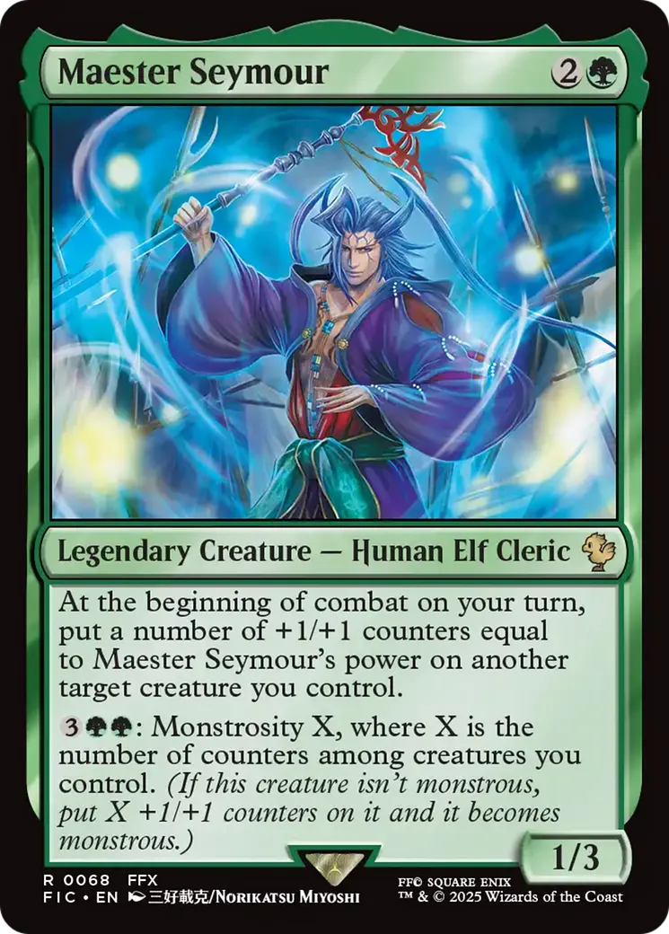 Maester Seymour — Final Fantasy Commander — Magic: The Gathering