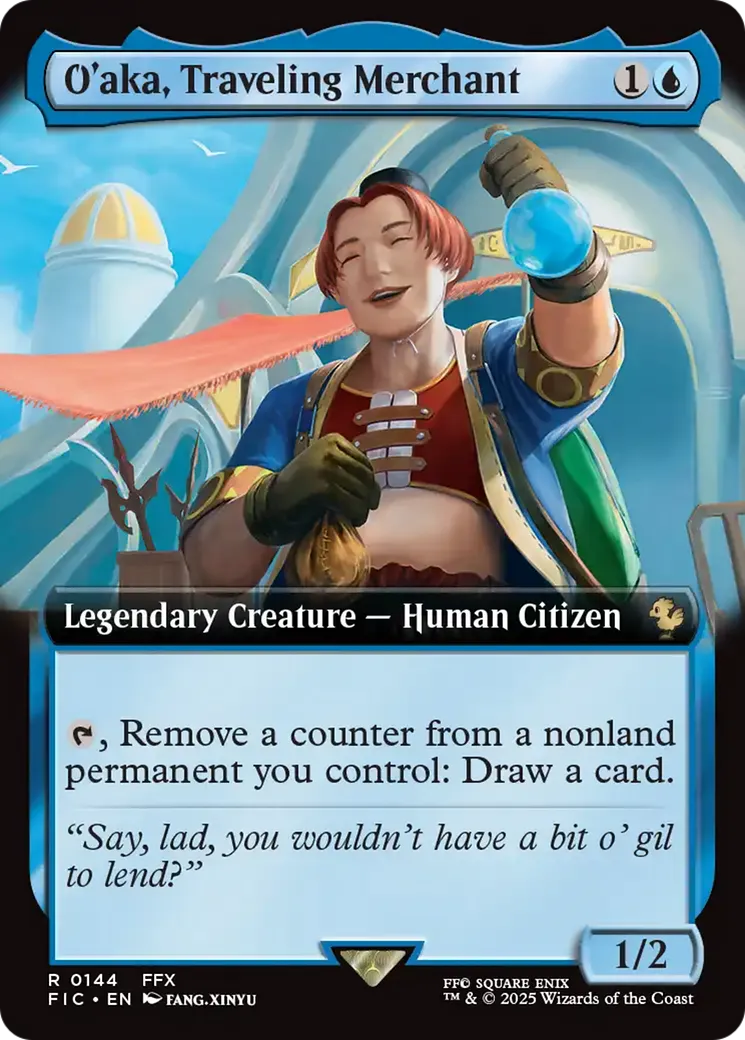 O'aka, marchand itinérant — Final Fantasy Commander — Magic: The Gathering