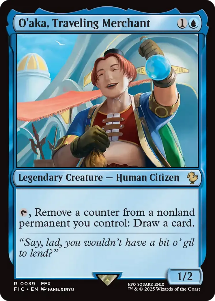 O'aka, marchand itinérant — Final Fantasy Commander — Magic: The Gathering