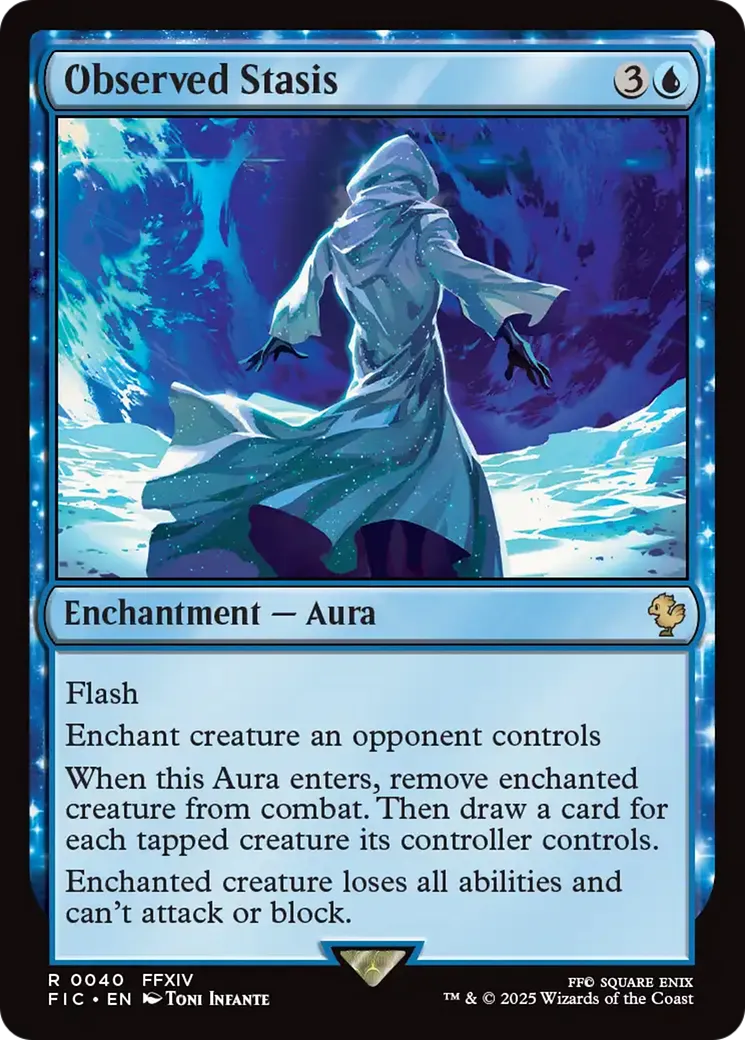 Stase observée — Final Fantasy Commander — Magic: The Gathering