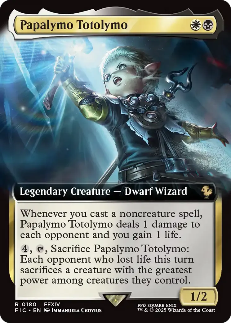 Papalymo Totolymo — Final Fantasy Commander — Magic: The Gathering
