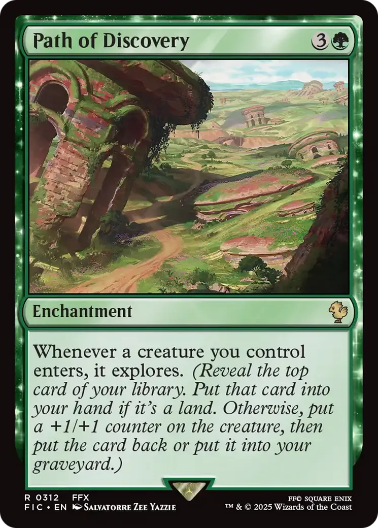 Chemin de la découverte — Final Fantasy Commander — Magic: The Gathering