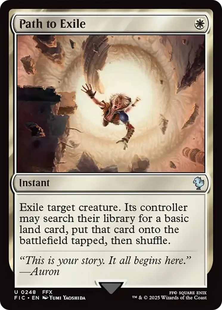 Chemin vers l'exil — Final Fantasy Commander — Magic: The Gathering