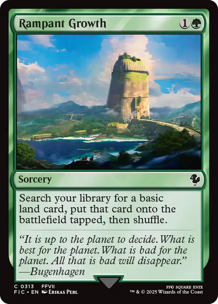 Rampant Growth — Final Fantasy Commander — Magic: The Gathering