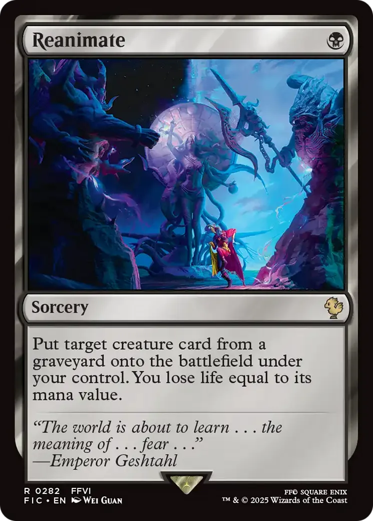 Reanimate — Final Fantasy Commander — Magic: The Gathering