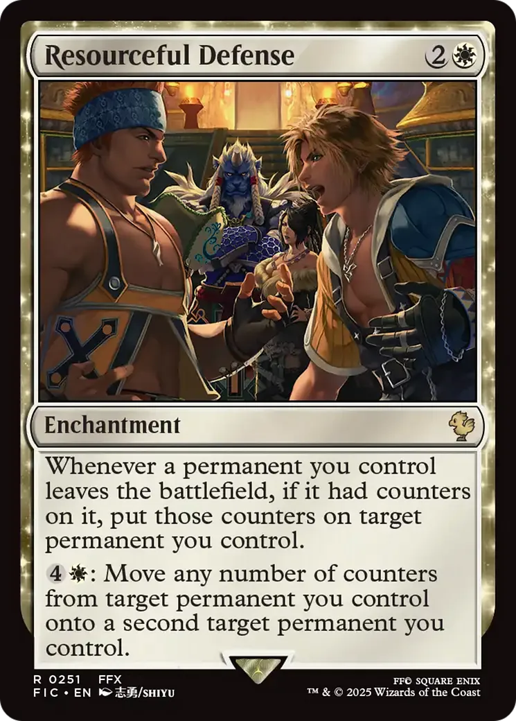 Resourceful Defense — Final Fantasy Commander — Magic: The Gathering