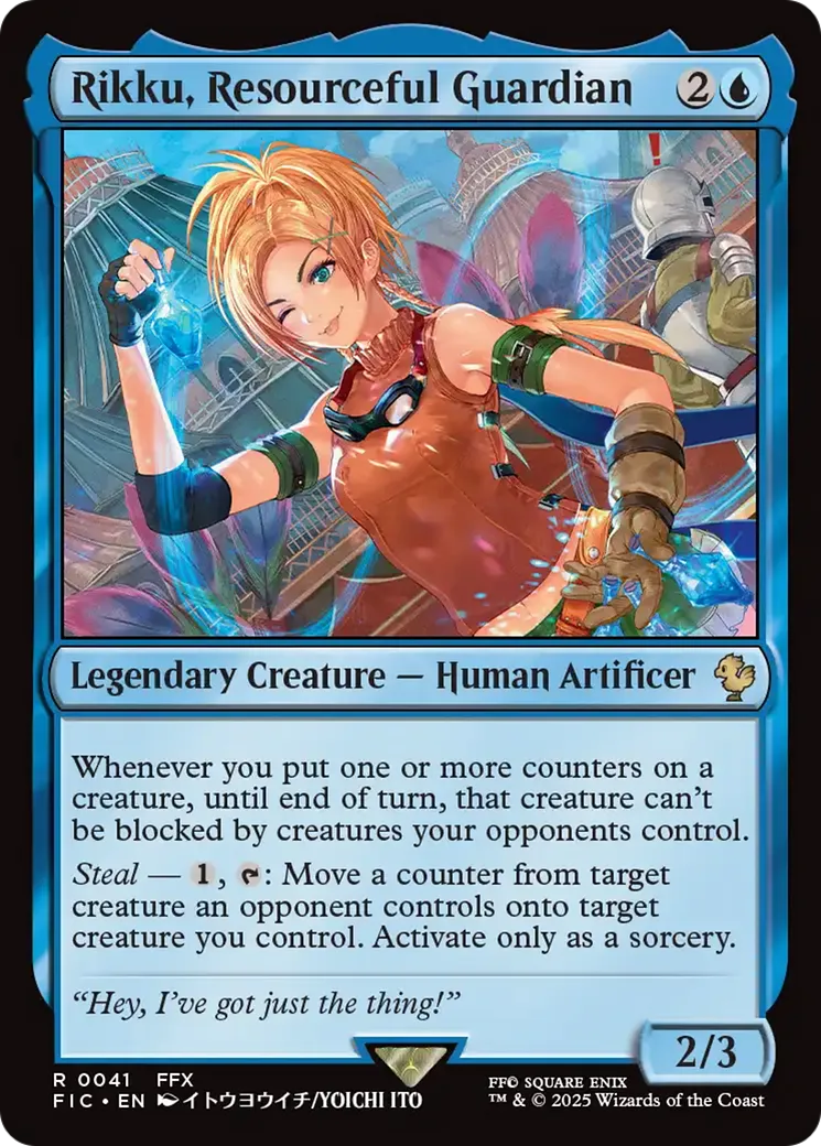 Rikku, gardienne ingénieuse — Final Fantasy Commander — Magic: The Gathering