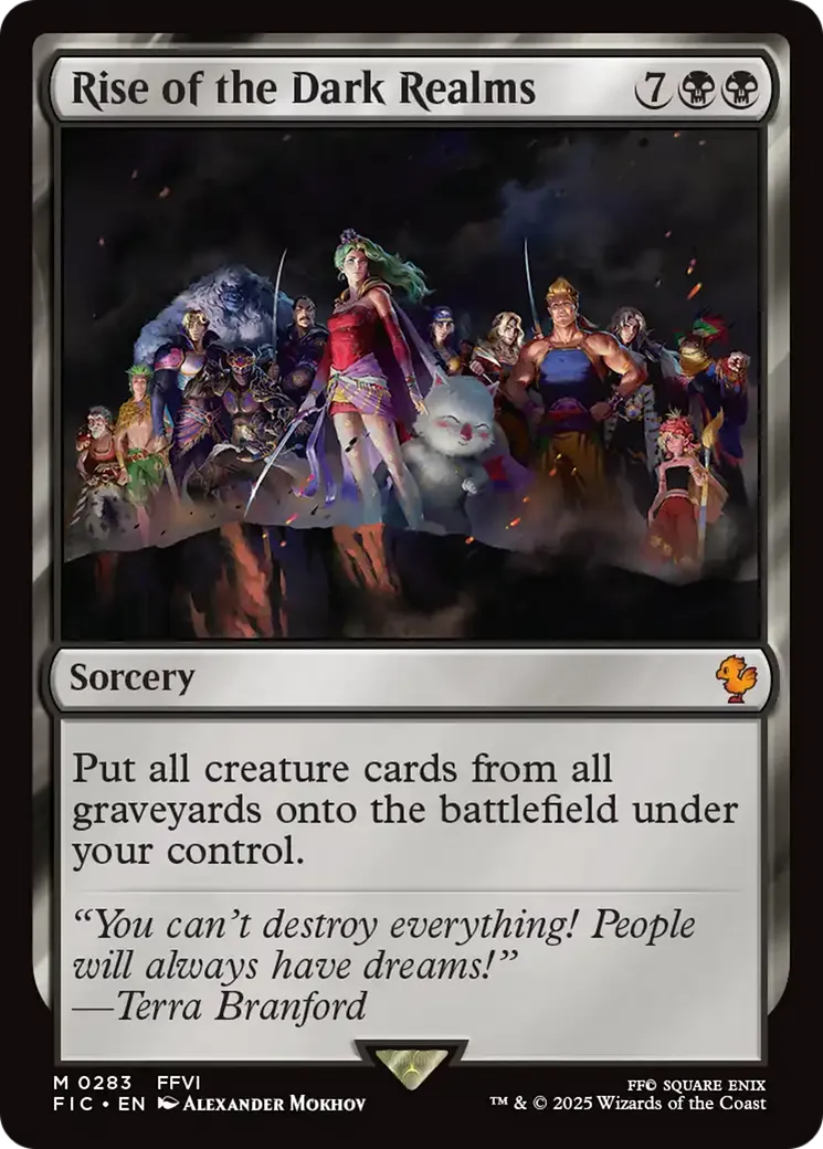 Rise of the Dark Realms — Final Fantasy Commander — Magic: The Gathering