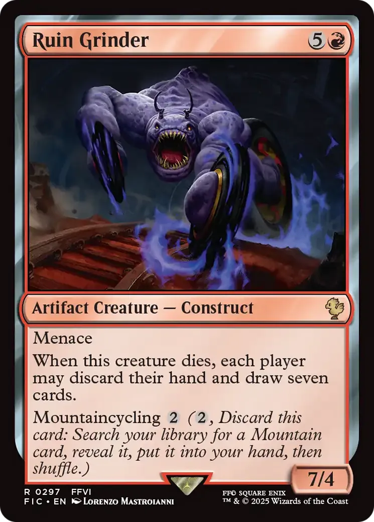 Ruin Grinder — Final Fantasy Commander — Magic: The Gathering