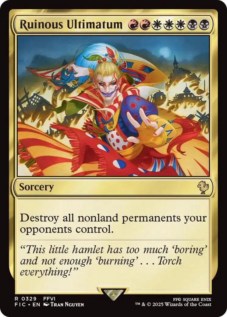 Ultimatum désastreux — Final Fantasy Commander — Magic: The Gathering