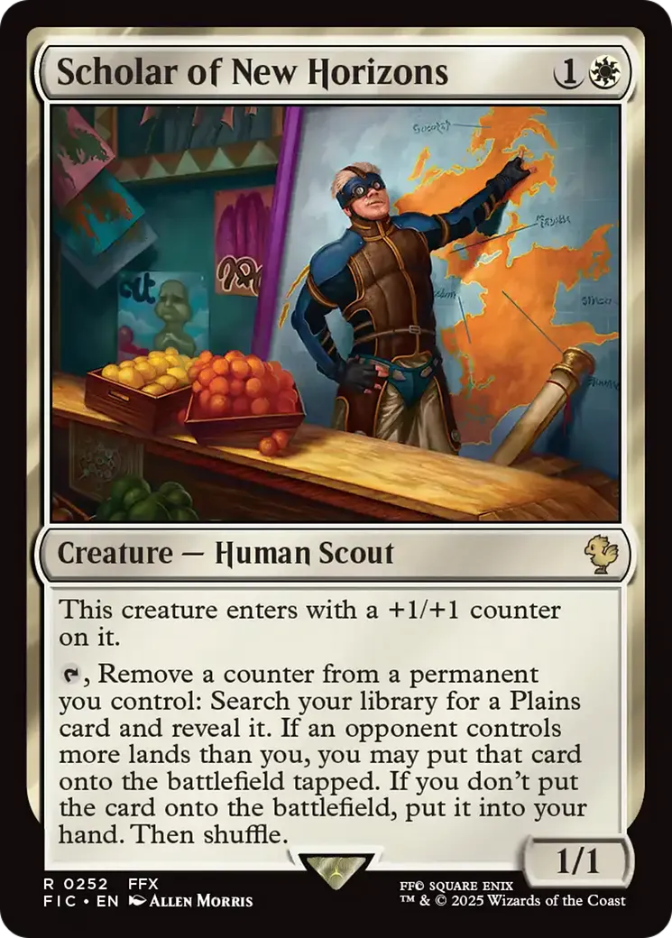 Érudit des nouveaux horizons — Final Fantasy Commander — Magic: The Gathering