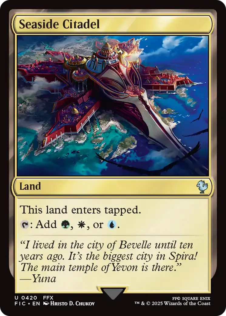 Citadelle maritime — Final Fantasy Commander — Magic: The Gathering